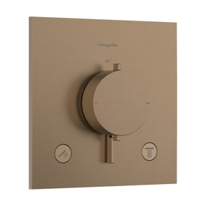 Hansgrohe Ecostat Comfort E sprchová a vanová baterie bez podomítkového tělesa kartáčovaný bronz 33 711 140