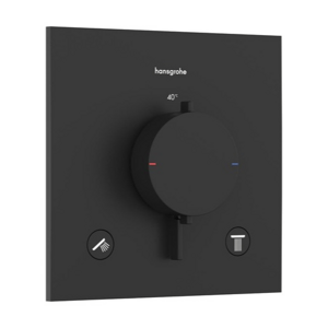 Hansgrohe Ecostat Comfort E sprchová a vanová baterie bez podomítkového tělesa matná černá 33 711 670