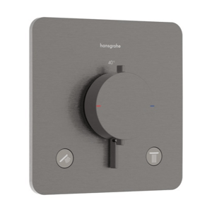 Hansgrohe Ecostat Comfort Q sprchová a vanová baterie bez podomítkového tělesa kartáčovaný černý chrom 33 713 340