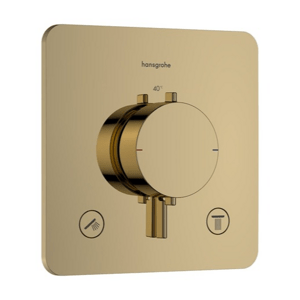 Hansgrohe Ecostat Comfort Q sprchová a vanová baterie bez podomítkového tělesa leštěný vzhled zlata 33 713 990