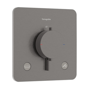 Hansgrohe Ecostat Comfort Q sprchová a vanová baterie bez podomítkového tělesa kartáčovaný černý chrom 33 717 340