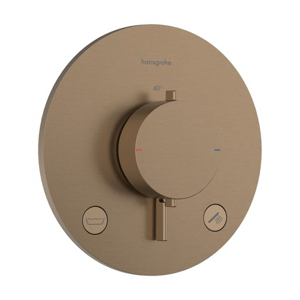 Hansgrohe Ecostat Comfort S sprchová a vanová baterie bez podomítkového tělesa kartáčovaný bronz 33 718 140