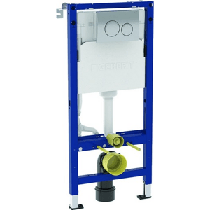 Geberit Duofix nádržka do lehké stěny k wc s tlačítkem chrom lesk 458.134.21.3