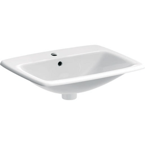 Geberit Selnova zápustné umyvadlo 60x45 cm bez otvoru pro baterii 500.307.01.7