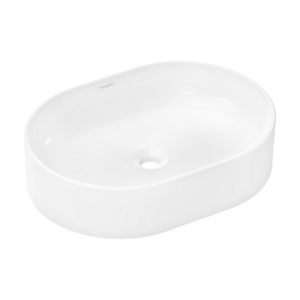 Hansgrohe Xuniva U umyvadlo na desku 55x40 cm bez otvoru pro baterii, bez přepadu 60 166 450