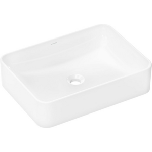 Hansgrohe Xuniva Q umyvadlo na desku 55x40 cm bez otvoru pro baterii, bez přepadu 61 075 450