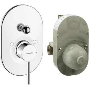 Hansgrohe Zesis S sprchová a vanová baterie včetně podomítkového tělesa chrom 74 418 000