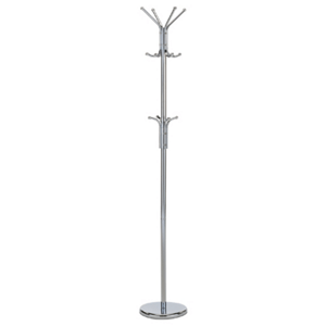 Věšák Autronic 182 cm stříbrný Kov 80001-06B CR