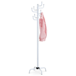 Věšák Autronic 182 cm bílý Kov 80609-A WT