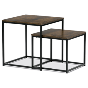 Odkládací Stolek Autronic 50x52 cm přírodní MDF AF-076 OLW