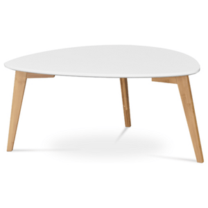Konferenční stolek Autronic 85x41 cm bílý MDF mat AF-1182 WT