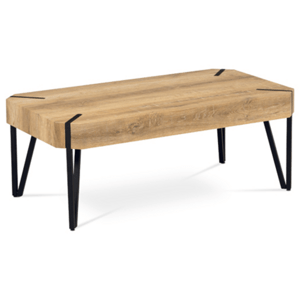 Konferenční stolek Autronic 110x42 cm hnědý MDF AHG-241 OAK2