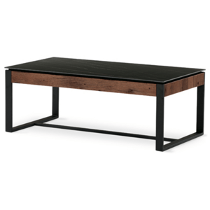 Konferenční stolek Autronic 121x45 cm černý keramika mat AHG-285 BK