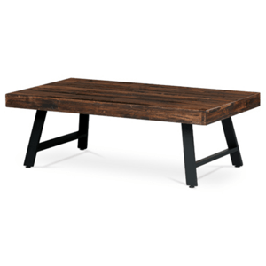 Konferenční stolek Autronic 130x44 cm hnědý Masiv AHG-534 PINE