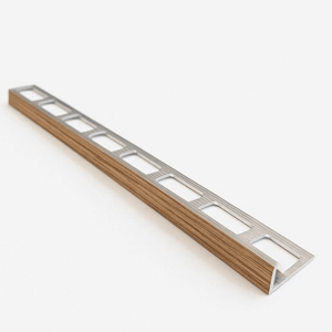 Lišta ukončovací "L" Havos dřevodekor, hliník délka 250 cm, výška hrany 10 mm, ALDU10250