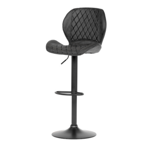 Barová židle Autronic černá látka AUB-431 BK3