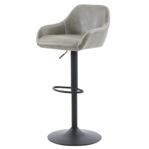 Barová židle Autronic šedá Ekokůže AUB-716 GREY3