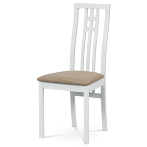 Jídelní židle Autronic bílá Masiv BC-2482 WT