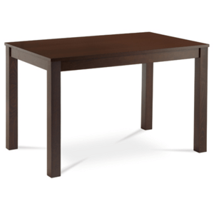 Jídelní stůl Autronic 120x75 cm hnědý Dřevo lesk BT-6957 WAL