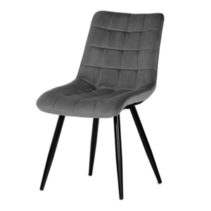 Jídelní židle Autronic šedá Látka CT-384 GREY4