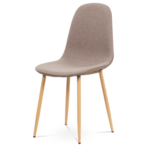Jídelní židle Autronic béžová Látka CT-391 CAP2