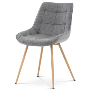 Jídelní židle Autronic šedá Látka CT-394 GREY2