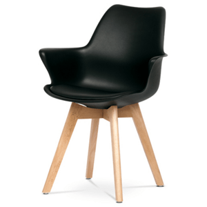 Jídelní židle Autronic černá Plast CT-771 BK