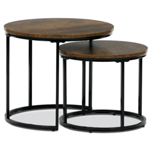 Odkládací Stolek Autronic 53x46 cm přírodní MDF CT-G1145 OLW