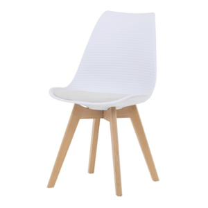 Jídelní židle Autronic bílá Plast CT-X7056 WT