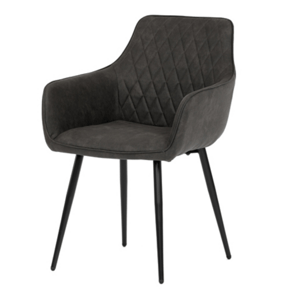 Jídelní židle Autronic černá Látka DCH-225 BK3