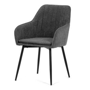 Jídelní židle Autronic šedá Látka DCL-221 GREY2