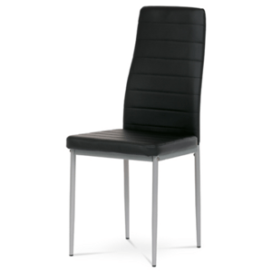 Jídelní židle Autronic černá Ekokůže DCL-377 BK