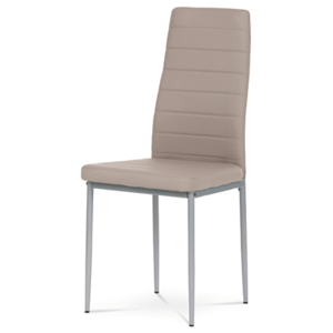 Jídelní židle Autronic béžová Ekokůže DCL-377 LAN