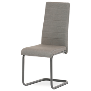 Jídelní židle Autronic béžová Látka DCL-400 CRM2