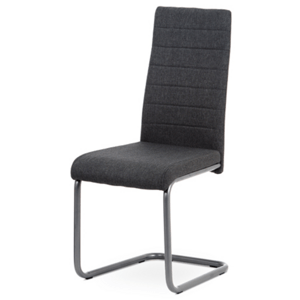 Jídelní židle Autronic šedá Látka DCL-400 GREY2