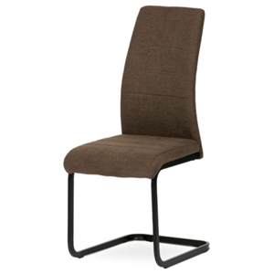 Jídelní židle Autronic hnědá Látka DCL-414 BR2