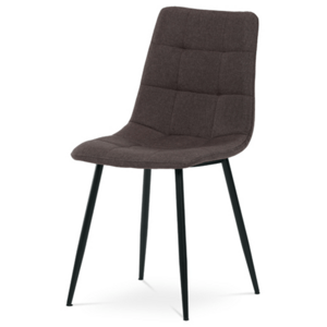 Jídelní židle Autronic hnědá Látka DCL-974 BR2