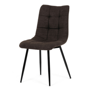 Jídelní židle Autronic hnědá Látka DCL-L1094 BR2