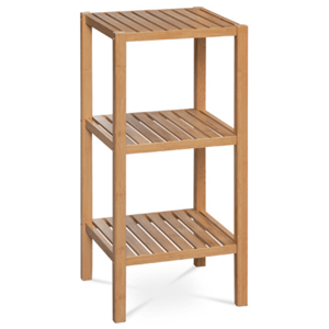 Regál Autronic 37x80 cm přírodní Bambus DR-011-5