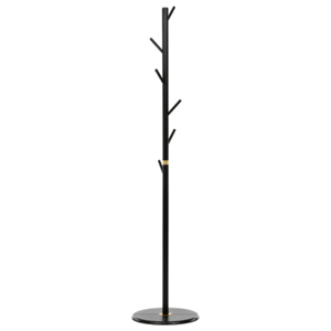 Věšák Autronic 175 cm černý Masiv DR-N1006 BK