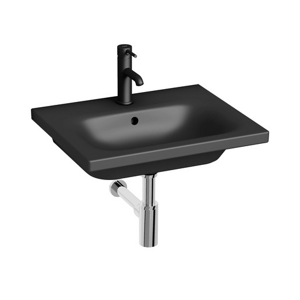 Jika MIo-N umyvadlo 55x45 cm černá mat otvor pro baterii uprostřed H8127127161041