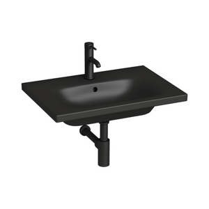 Jika MIo-N umyvadlo 80x45 cm černá mat otvor pro baterii uprostřed H8127167161041