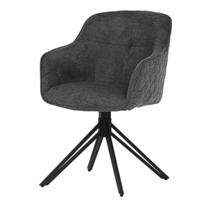 Jídelní židle Autronic šedá Látka HC-533 GREY2