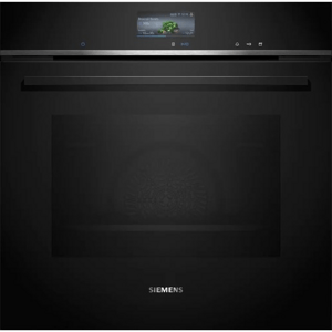 Siemens iQ700 Vestavná trouba s přídavnou párou 60 x 60 cm černá HR736G1B1