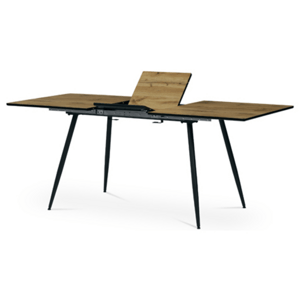 Jídelní stůl Autronic 140x75 cm hnědý MDF mat HT-921 OAK