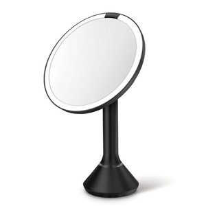 Kosmetické zrcátko Simplehuman Sensor Touch DUAL LED osvětlení černá ocel SHST3064
