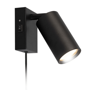 Nástěnná lampa Solight černá WO3002-B